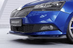 Skoda Fabia 3 19-21 Накладка переднего бампера Carbon look