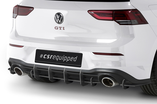VW Golf 8 GTI Clubsport 20- Диффузор заднего бампера Racing