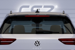 VW Golf 8 Универсал 19- Спойлер Carbon look глянец
