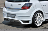 Opel Astra H 5D Накладка на задний бампер