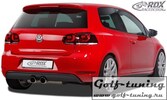 VW Golf 6 GTI / GTD Накладка на задний бампер R20 Look