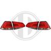 VW Golf 7 12-17 Фонари светодиодные, красно-белые Lightbar design