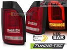 VW T6 15-19 Фонари светодиодные, led bar design красно-белые