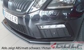 Skoda Octavia A7 RS Седан/Универсал 17-19 Накладка на передний бампер /сплиттер глянцевая