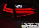 VW Golf 7 12-17 Фонари светодиодные, красно-тонированные Led bar design