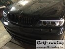 BMW X5 03-06 Фары Angel Eyes под ксенон черные
