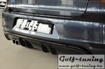 VW Golf 6 GTD/Cabrio Диффузор для заднего бампера глянцевый