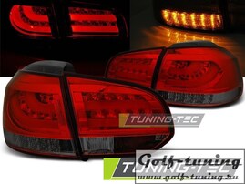 VW Golf 6 Фонари светодиодные, красно- тонированные