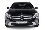 Mercedes Benz GLA (X156) 13-20 Накладка переднего бампера Carbon look матовая