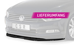 VW Passat B8 07/2014-06/2019 Накладка на передний бампер carbon look