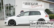 VW Golf 7 GTI/R 12-20 Накладки на пороги Carbon look