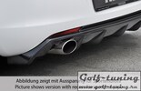 Opel Astra J 09-12 Накладка на задний бампер Carbon Look