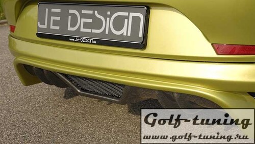 Seat Ibiza 6J 08-12 5Дв Накладка на задний бампер Carbon Look