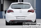 Opel Astra J 09-12 5Дв Диффузор для заднего бампера carbon look