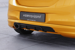 Opel Corsa E GSI 18-19 Накладка на задний бампер Carbon look матовая