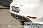 VW Golf 7 R-Line 12-17 Диффузор для заднего бампера carbon look