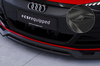 Audi e-tron GT 20- Сплиттер центральный Carbon look для накладки на передний бампер CSL707