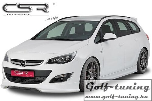 Opel Astra J 12-15 Накладка на передний бампер