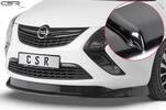 Opel Zafira C Tourer 11-16 Накладка на передний бампер Carbon look