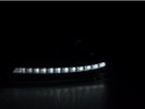 Skoda Octavia 09-12 Фары с LED габаритами черные