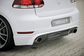 VW Golf 6 GTI/GTD Накладка на задний бампер carbon look
