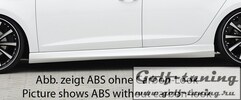 VW Golf 7 GTI 12-20 Накладки на пороги Carbon look
