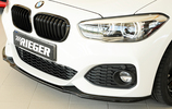 BMW F20/F21 15-19 Накладка на передний бампер/сплиттер глянцевая