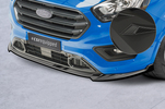 Ford Tourneo 18- Накладка на передний бампер Carbon look матовая