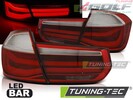 BMW F30 11-15 Фонари Led bar красно-тонированные