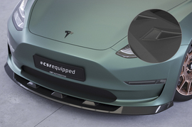 Tesla Model 3 17- Накладка на передний бампер матовая