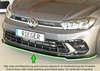 VW Polo (AW) GTI/R Line 21- Накладка глянцевая на передний бампер/сплиттер