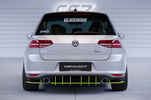 VW Golf 7 GTI 12-17 Накладка на задний бампер Racing c CSR-logo