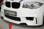 Карбоновый сплиттер для BMW E81-E88 для бамперов Rieger 35030/31/32/33/41/42
