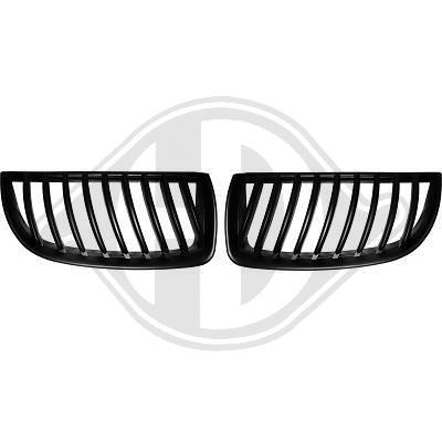 BMW E90 05-08 Решетки радиатора (ноздри) черные