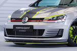 VW Golf 7 GTI / GTD / GTE 13-17 Накладка на передний бампер Carbon look