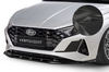 Hyundai i20 20- Накладка переднего бампера Carbon look