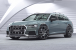 Audi A6 C8 универсал Allroad 19- Накладка на передний бампер Carbon look