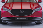 Mazda CX-30 19- Накладка на передний бампер Carbon look матовая