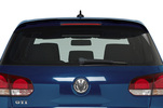 VW Golf 6 GTI/ GTD/ R/ R-Line 08-12 Спойлер на крышку багажника Carbon Look