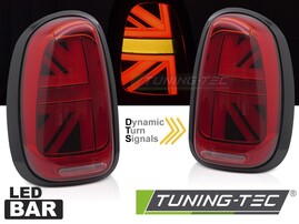 MINI COOPER R60 10-16 Фонари led bar красные с бегающими поворотниками