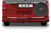 VW T6/T6.1 15-23 Накладка на задний бампер структурировання матовая