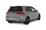 VW Golf 7 GTI, GTD, R, R-Line 17-20 Накладки на задний бампер Carbon look