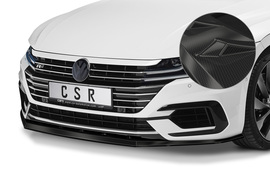 VW Arteon R-Line 17- Накладка на передний бампер Carbon look