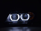 BMW 3er E90/E91 05-08 Фары с LED скобками под ксенон черные