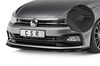 VW Polo VI 2G (Typ AW) GTI 17- Накладка на передний бампер Carbon look