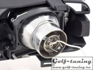 VW Golf 4 Противотуманные фары в бампер с линзой и решеткой, черные