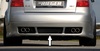 Audi A4 8E 00-04 Универсал Накладка на задний бампер