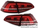 VW Golf 7 12-17 Фонари светодиодные, красно-белые GTI Look