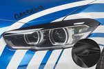 BMW 1er F20 / F21 2015-2019 Реснички на фары глянцевые