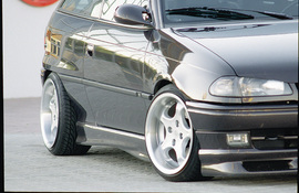 Opel Astra F Накладки на пороги